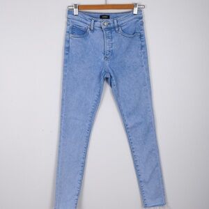 Express Ankle Jeans- Light Blue